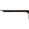 Ekena Millwork Embrey Steel Bracket, Antiqued Brass 2"W x 20"D x 6 1/2"H BKTM02X20X06EBABS - alternate 5
